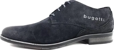Produktbild von Bugatti 1400 Licio Herrenschuhe Businessschuhe elegante Schnürer Blau Freizeit, Schuhgröße:42 EU