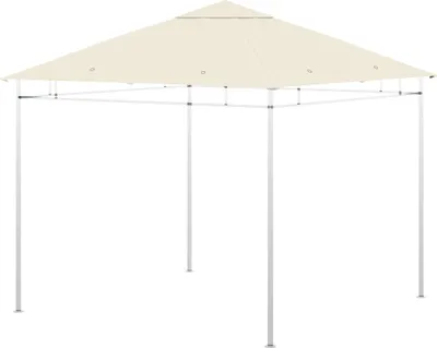 Produktbild von Ersatzdach für Pavillon 3x3m wasserabweisend Pavillondach mit 8 Wasserabflusslöcher Cremeweiß
