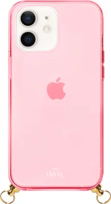 Produktbild von Cord Hülle Pink  - Kompatibel mit iPhone 12