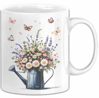 Produktbild von Florist Tasse Geschenk Lustige Geschenkidee Spruch Für Blumen Liebhaber (Weiß)