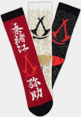 Immagine prodotto di Calzini di Assassin's Creed Shadows 3er-Pack Crew 39-42