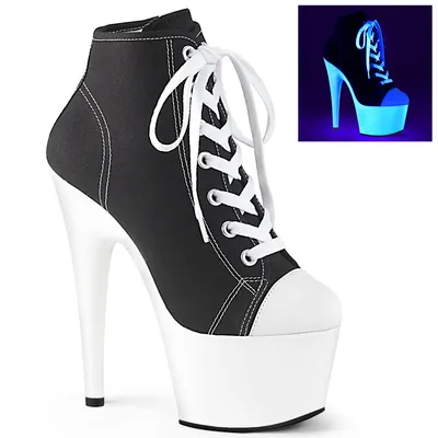 Produktbild von ADORE-700SK-02 Damen Sneaker von Pleaser, Schwarz  , EU 35, US 5