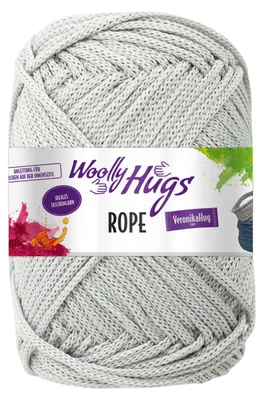Immagine prodotto di Veronika Hug, Filato "Woolly Hugs", colore Grigio, materiale Poliestere, lunghezza 140 metri, composizione 100% poliestere, peso 200 grammi