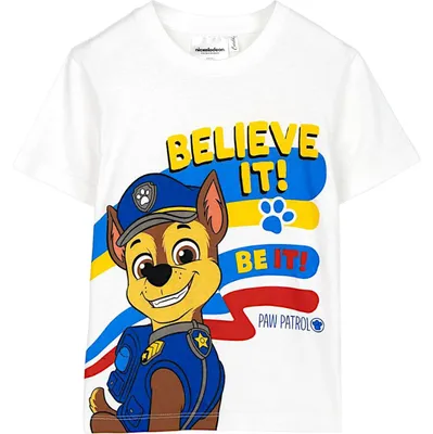Produktbild von T-Shirt PAW Patrol Chase Weiß 92 cm