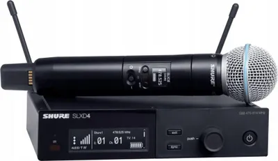 Obrázek produktu pro Shure Slxd24e/b58-g59 Bezdrátový mikrofon jedné velikosti