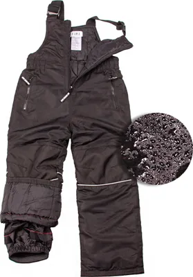 Produktbild von Skihose für Kinder Kinder-Winter-Skianzug wasserdicht warm FIRI, schwarz, 134