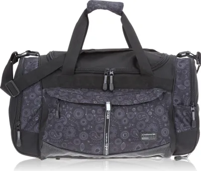 Produktbild von Sporttasche Damen Adventure Gym Mate Fitness Tasche Sport Reise Sauna Reisetasche 55 cm 45 Liter 724  Grey Flower 3