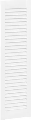 Obrázek produktu pro vidaXL Šatní dveře žaluziový design 2 ks. Bílé 99x29,5 cm