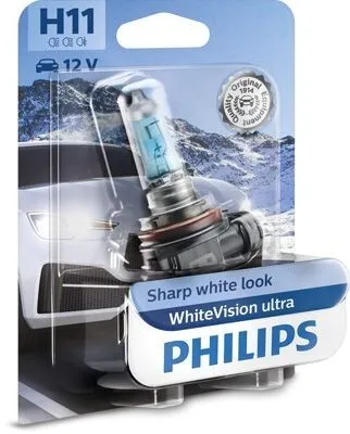 Produktbild von 1x PHILIPS H11 Glühlampe Fernlicht 12V 55W PGJ19-2 Halogen 12362WVUB1