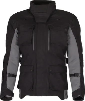 Immagine prodotto di Giacca da moto Merlin Solitude D3O in tessuto, nero/grigio, L