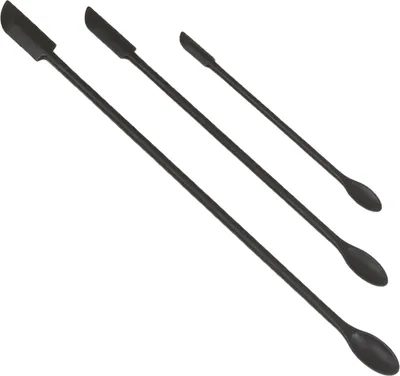Produktbild von 3-teiliges Silikon-Spatel-Set, Mini-Glasschaber, kleiner Make-up-Lotion-Rührer, Mini-Spatel für Gläser, Kosmetikcremes