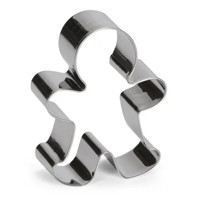 Produktbild von hervorstehende Form Speculaaspop 10 cm Edelstahl silber