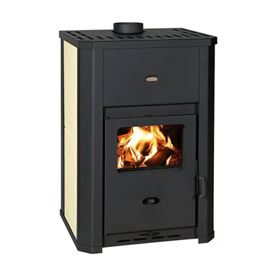 Produktbild von Holzofen, integrierter Kaminscheit, 15 kW, EcoDesign 2022, Prity WD W24 D