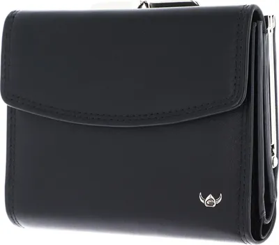 Immagine prodotto di Golden Head Pelle portafoglio Polo RFID Protect Bügelbörse 2123 Schwarz nero