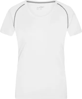 Produktbild von Funktions-Shirt für Fitness und Sport white/silver, Gr. M