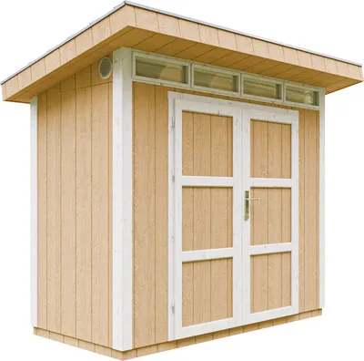 Produktbild von Gartenhaus  B161xL294xH239 cm 3m² mit Boden und Bitumenfliesen -TIMBELA M901A -HARVESTHONEY
