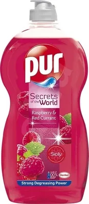Produktbild von Pur Weltgeheimnisse Himbeere & Rote Johannisbeere Geschirrspülmittel, 1,2 l
