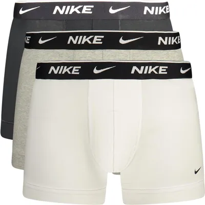 Produktbild von Herren Boxershorts im Dreierpack: Grau, Weiß, Schwarz mit Logo