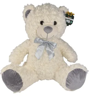 Obrázok produktu pre Elefun Plyšový medvedík 45cm biely darček na Valentína