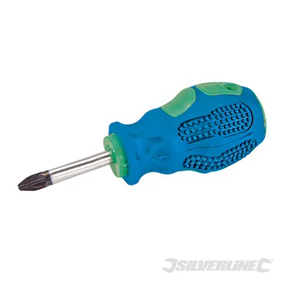 Image de Tournevis Pozidriv Pz2 Pointe Pz2, Manche Ergonomique - Silverline
