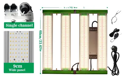 Obrázek produktu pro LED světlo pro rostliny, plnospektrální, efektivní využití energie, jeden kanál