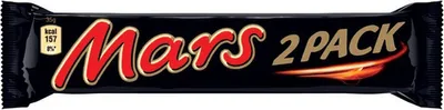 Image de Chocolat au lait Mars fourré d'une fine crème Candy et de caramel 2x35g