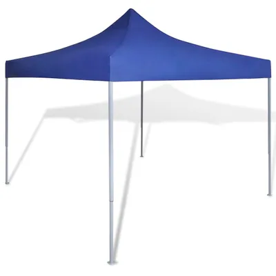 Image de vidaXL Tente pliante 3 x 3 m bleue