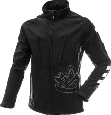 Produktbild von JOB Zimmerer Softshell Jacke ZEUS schwarz | 100412 L