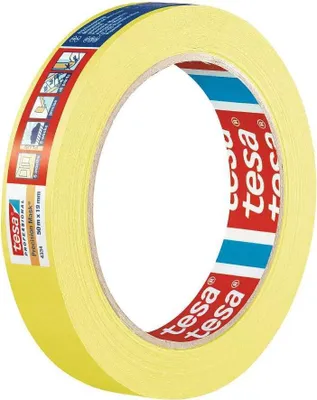 Produktbild von 8 Rollen tesa 4334 Professional Präzisionskrepp PLUS, 50 m x 19 mm, gelb