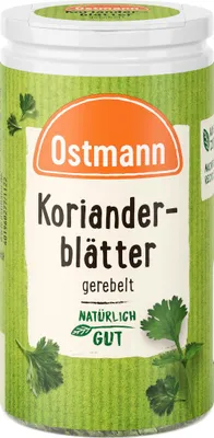 Obrázek produktu pro Ostmann koriandrové listy třené čerstvé dotykové balení 10g