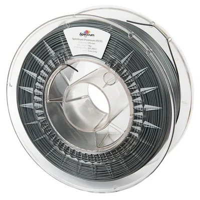 Produktbild von Spectrum 3D Filament, Premium PET-G, 1,75mm, 1000g, 80310, dunkelgrau