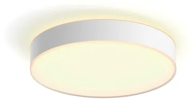 Obrázek produktu pro Philips Hue White ambiance Stropní svítidlo Enrave, velké, Chytré stropní světlo, Bluetooth/Zigbee, Bílá, LED, Kov, Žárovky bez možnosti výměny