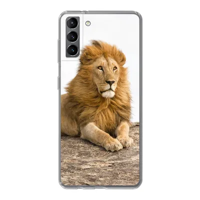 Produktbild von MuchoWow® Handyhülle Schutzhülle Hülle für Samsung Galaxy S21 Plus Löwe - Mähne - Tier Silikon Softcase Handy Hülle - Handy-Tasche