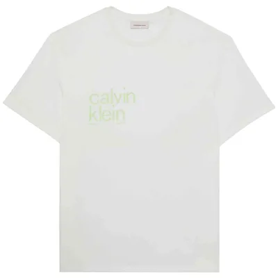 Obrázek produktu pro Calvin Klein LV04RD810GYAF, Triko, Dospělý, Muži, Bílá, Kulatý límec, Krátký rukáv
