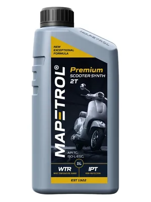 Produktbild von MAPETROL Premium Scooter Synth 2T für 1 Liter Motoröl Motorenöl Vollsynthetisch Öl Motorradöl Motorbike