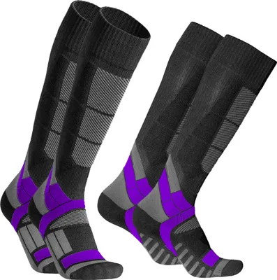Produktbild von 2 Paar - HIGH Performance Skisocken 4.0 Wintersport Thermosocken + POLSTERUNG / DAMEN Gr. 39 - 42