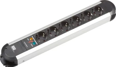 Produktbild von BACHMANN PRIMO 6xCEE7/3 1xSPD Strom 2,0m CEE7/7