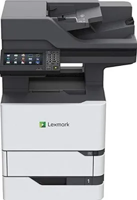 Zdjęcie produktu dla Lexmark MX722adhe, Laser, Drukowanie mono, 1200 x 1200 DPI, A4, Bezpośrednie drukowanie, Czarny, Biały