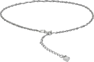 Zdjęcie produktu dla Zeeme Basic anklet silver 925 z motywem serca 26+3cm długości