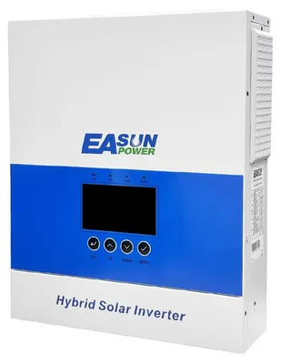 Imagen del producto de Inversor híbrido solar SMS-6.5KP-WiFi - Potencia de 6.5 kW - Voltaje de batería de 48V - Onda sinusoidal pura - Para sistemas autónomos (fuera de la red)