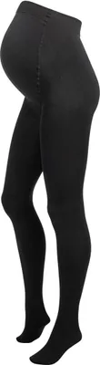 Produktbild von Thermo Umstandsstrumpfhose - Schwangerschaftsstrumpfhose - blickdicht - weich (L-XL, Schwarz)