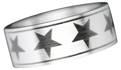 Produktbild von Stern Ring aus Edelstahl 66 (21.0 mm Ø)