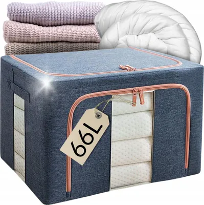 Image de Organiseur-Couverture Pour Draps, Vêtements, Couettes, Couvertures 50X40X33 66L