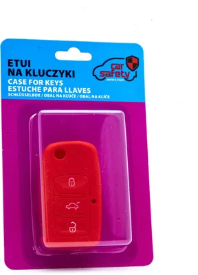 Obrázek produktu pro Silikonový kryt klíče RED pro VW Seat Škoda