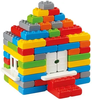 Image de Briques de construction Junior 90 pièces Fenêtres + portes