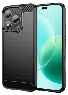 Produktbild von Techsuit – Carbon Silicone Silikonhülle für Honor 400 Lite – schwarz