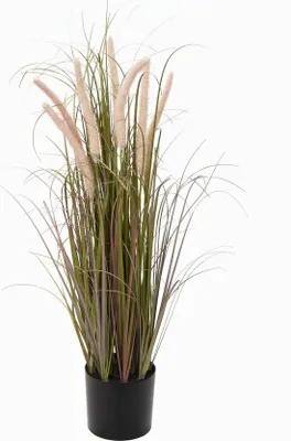 Produktbild von Famanu Kunstgras Hochwertig - Vossenstaartgras, 70 cm, Grün