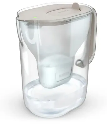 Produktbild von BRITA Style ESSENTIAL XL Filterkanne sandfarben + MX Pro Pure Performance Filter