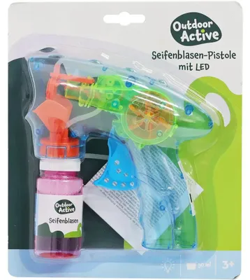 Immagine prodotto di Pistola per bolle di sapone OA LED, 59ml