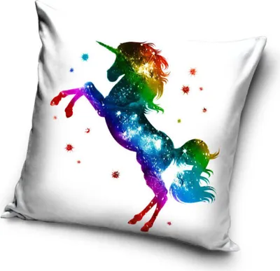 Obrázek produktu pro Polštář Unicorn Sky, dekorační polštář 40x40 cm